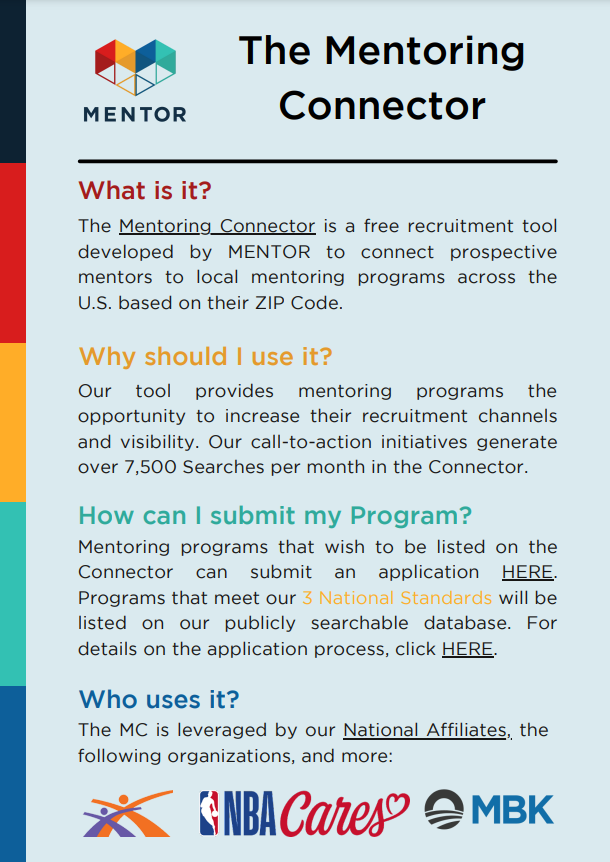 mentoring connector information